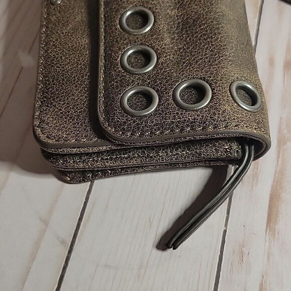 Treasure and Bond Leather Grommet Wristlet Wallet - Picture 3 of 10